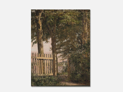 The Garden Gate of the Artist’s Home at Blegdammen (1843 – 1844) 1 Unframed mockup