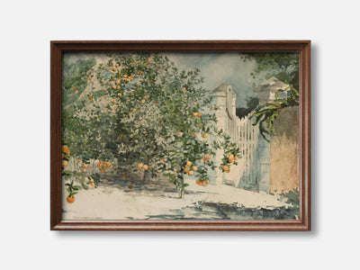 Orange Trees and Gate (1885) Art Print mockup - A_p101-V1-PC_F+WA-SS_1-PS_5x7-C_def variant