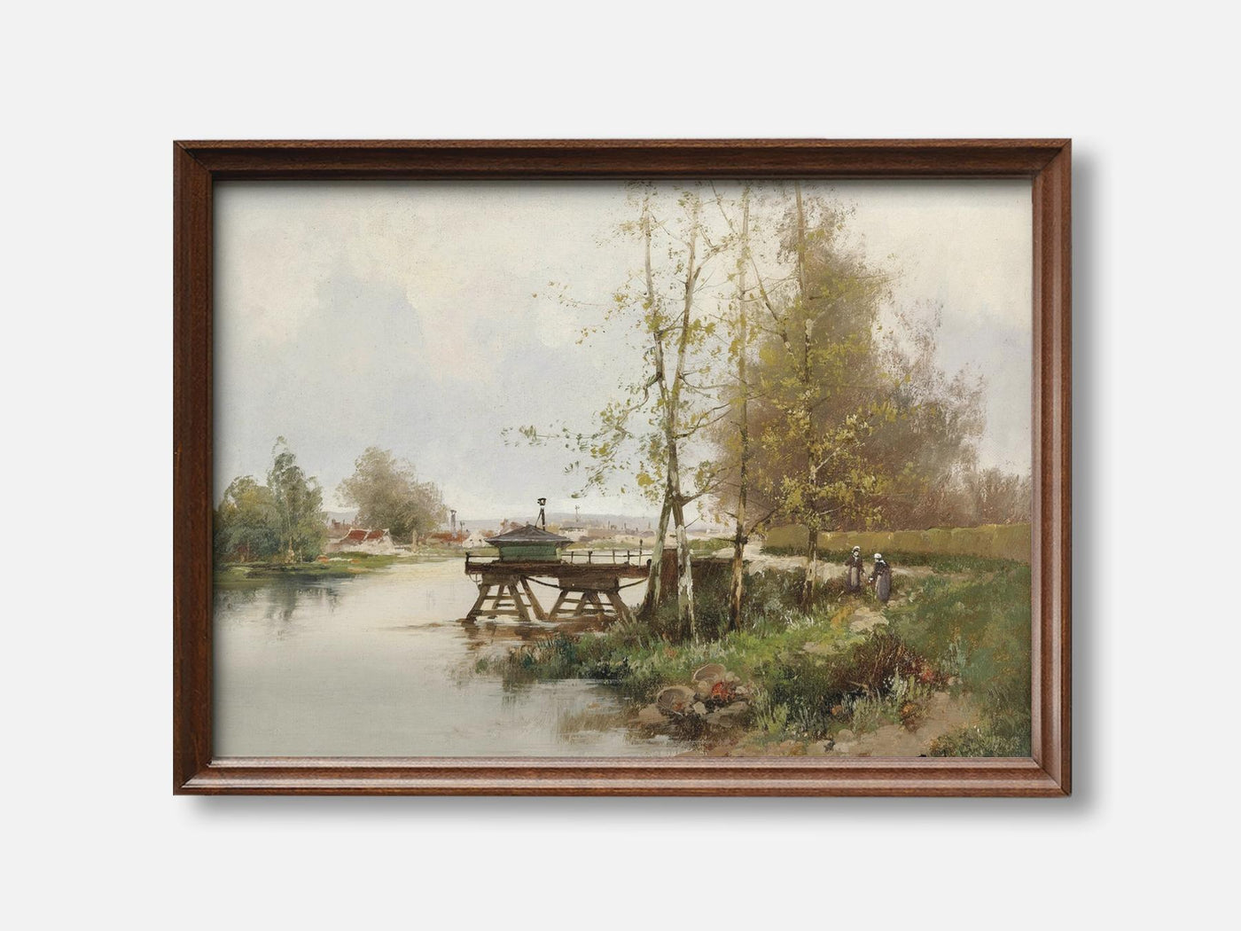 The Pond at the edge of the village Art Print mockup - A_p15-V1-PC_F+WA-SS_1-PS_5x7-C_def variant