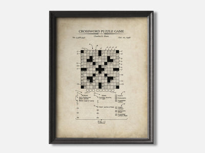 Crossword Puzzle Patent Print mockup - A_t10160.2-V1-PC_F+B-SS_1-PS_5x7-C_par variant