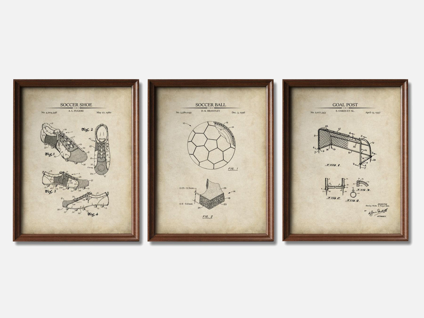 Soccer Patent Print Set of 3 mockup - A_t10070-V1-PC_F+WA-SS_3-PS_11x14-C_par variant