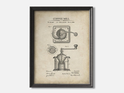 Coffee Mill Patent Print mockup - A_t10002.2-V1-PC_F+B-SS_1-PS_5x7-C_par variant
