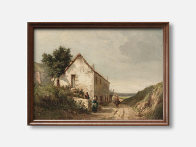 Maison Au Bord D’une Route De Campagne Avec Personnages (1856) Art Print mockup - A_p276-V1-PC_F+WA-SS_1-PS_5x7-C_def