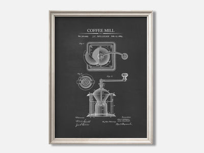 Coffee Mill Patent Print mockup - A_t10002.2-V1-PC_F+O-SS_1-PS_5x7-C_cha variant