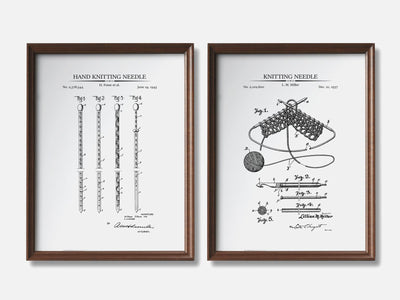 Knitting Patent Print Set of 2 mockup - A_t10083-V1-PC_F+WA-SS_2-PS_11x14-C_whi variant