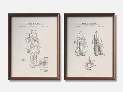 Astronaut Patent Print Set of 2 mockup - A_t10130-V1-PC_F+WA-SS_2-PS_11x14-C_ivo variant