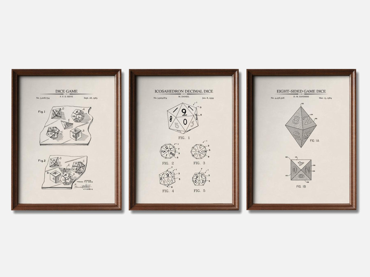 D&D Patent Print Set of 3 mockup - A_t10023-V1-PC_F+WA-SS_3-PS_11x14-C_ivo variant