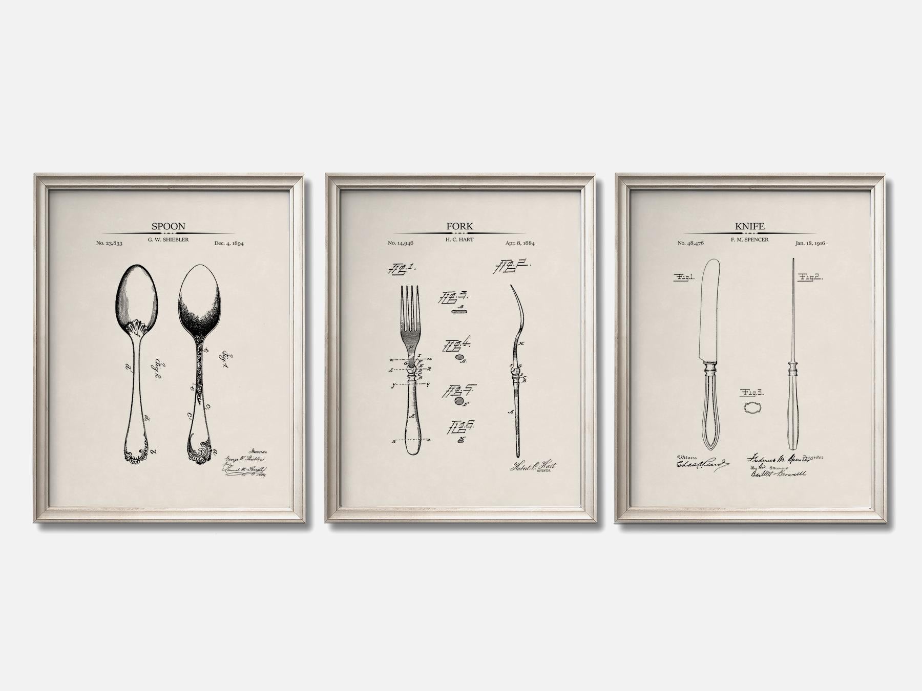 Dining Room Patent Print Set of 3 – Everart