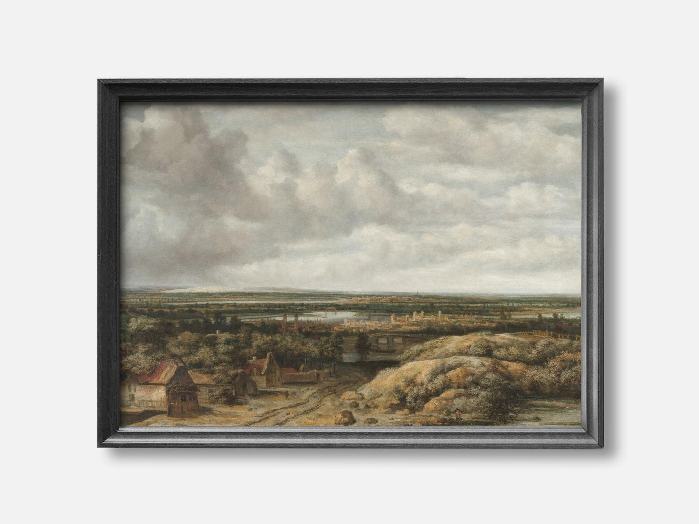 Distant View with Cottages along a Road Art Print mockup - A_p9-V1-PC_F+B-SS_1-PS_5x7-C_def variant