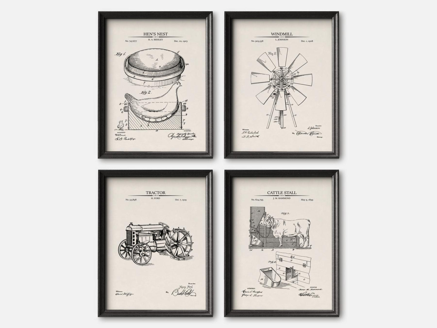 Farm Patent Print Set of 4 mockup - A_t10025-V1-PC_F+B-SS_4-PS_5x7-C_ivo variant