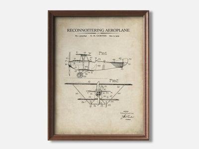 Vintage Airplane Patent Print mockup - A_to1-V1-PC_F+WA-SS_1-PS_5x7-C_par
