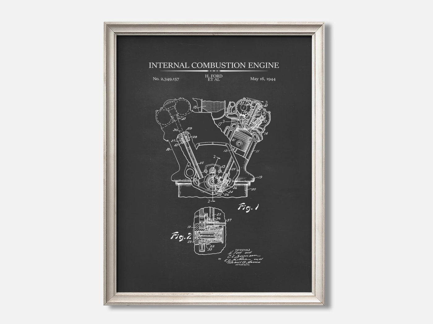 Internal Combustion Engine Patent Print mockup - A_t10072.2-V1-PC_F+O-SS_1-PS_5x7-C_cha variant