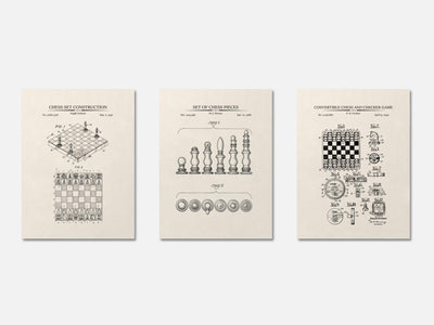 Chess Patent Print Set of 3 mockup - A_t10085-V1-PC_AP-SS_3-PS_11x14-C_ivo variant