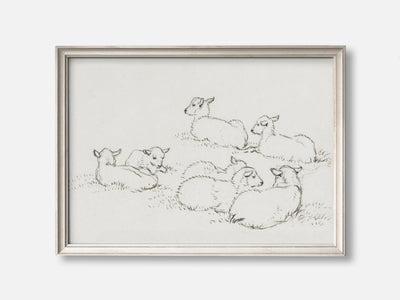 Six lying lambs (1820) Art Print mockup - A_d10-V1-PC_F+O-SS_1-PS_5x7-C_def