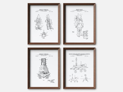 Space Exploration Patent Print Set of 4 mockup - A_t10036-V1-PC_F+WA-SS_4-PS_5x7-C_whi variant