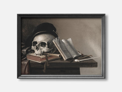 Still Life with Skull mockup - A_h26-V1-PC_F+B-SS_1-PS_5x7-C_def variant