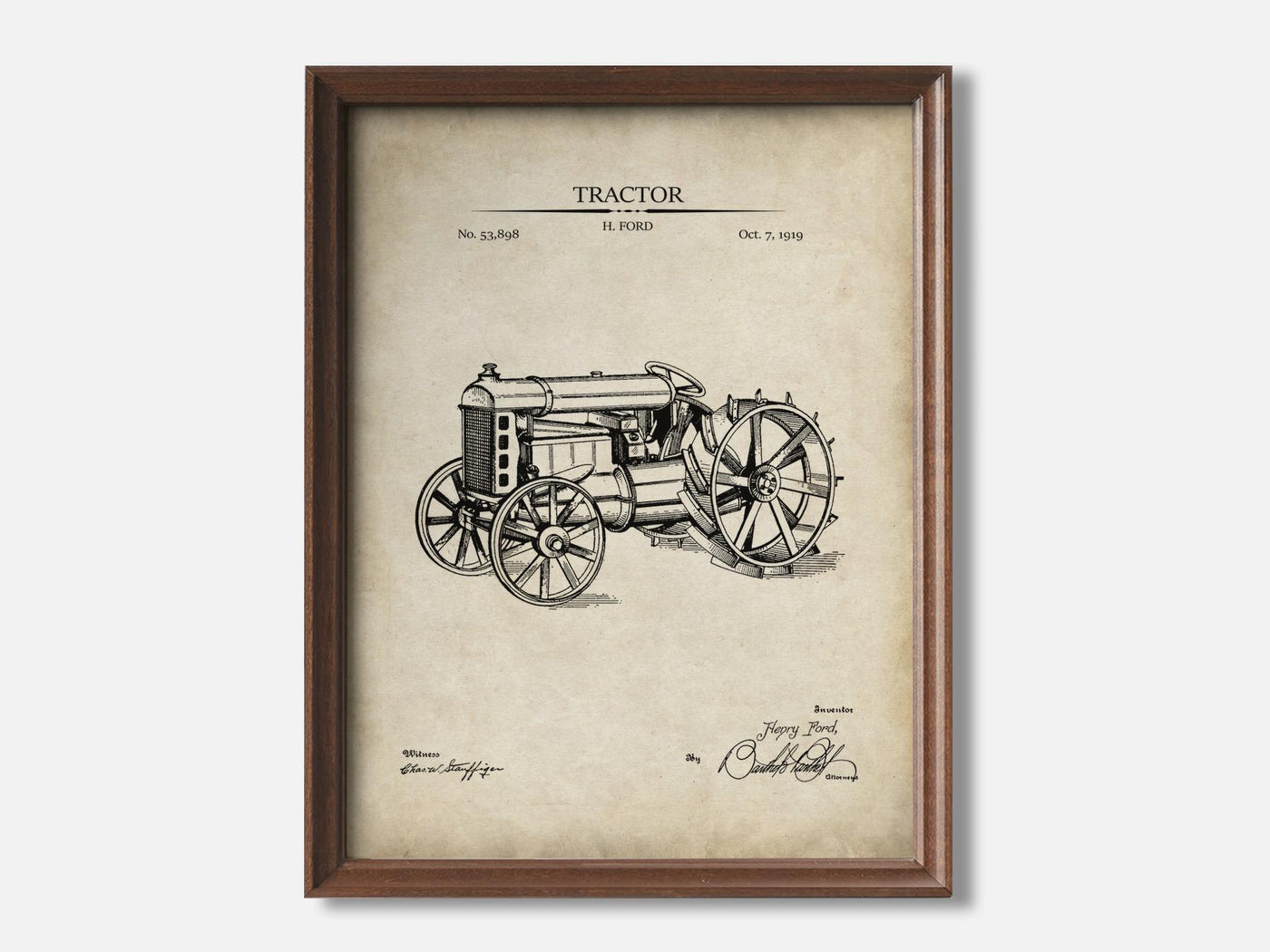 Tractor Patent Print mockup - A_t10025.3-V1-PC_F+WA-SS_1-PS_5x7-C_par variant