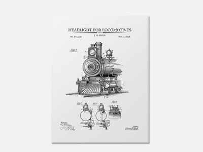 Locomotive Headlight Patent Print mockup - A_t10033.2-V1-PC_AP-SS_1-PS_5x7-C_whi