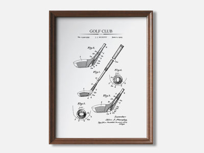 Golf Club Patent Print mockup - A_t10028.3-V1-PC_F+WA-SS_1-PS_5x7-C_whi variant