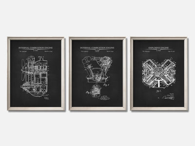 Henry Ford Patent Print Set of 3 mockup - A_t10072-V1-PC_F+O-SS_3-PS_11x14-C_cha variant