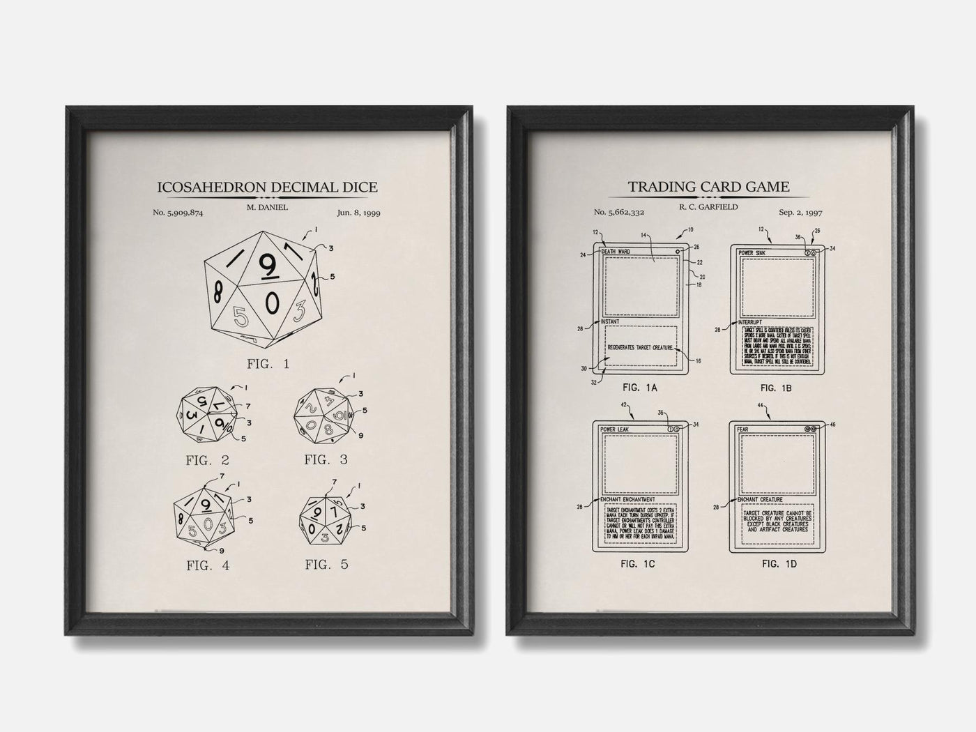Magic Patent Print Set of 2 mockup - A_t10034-V1-PC_F+B-SS_2-PS_11x14-C_ivo variant