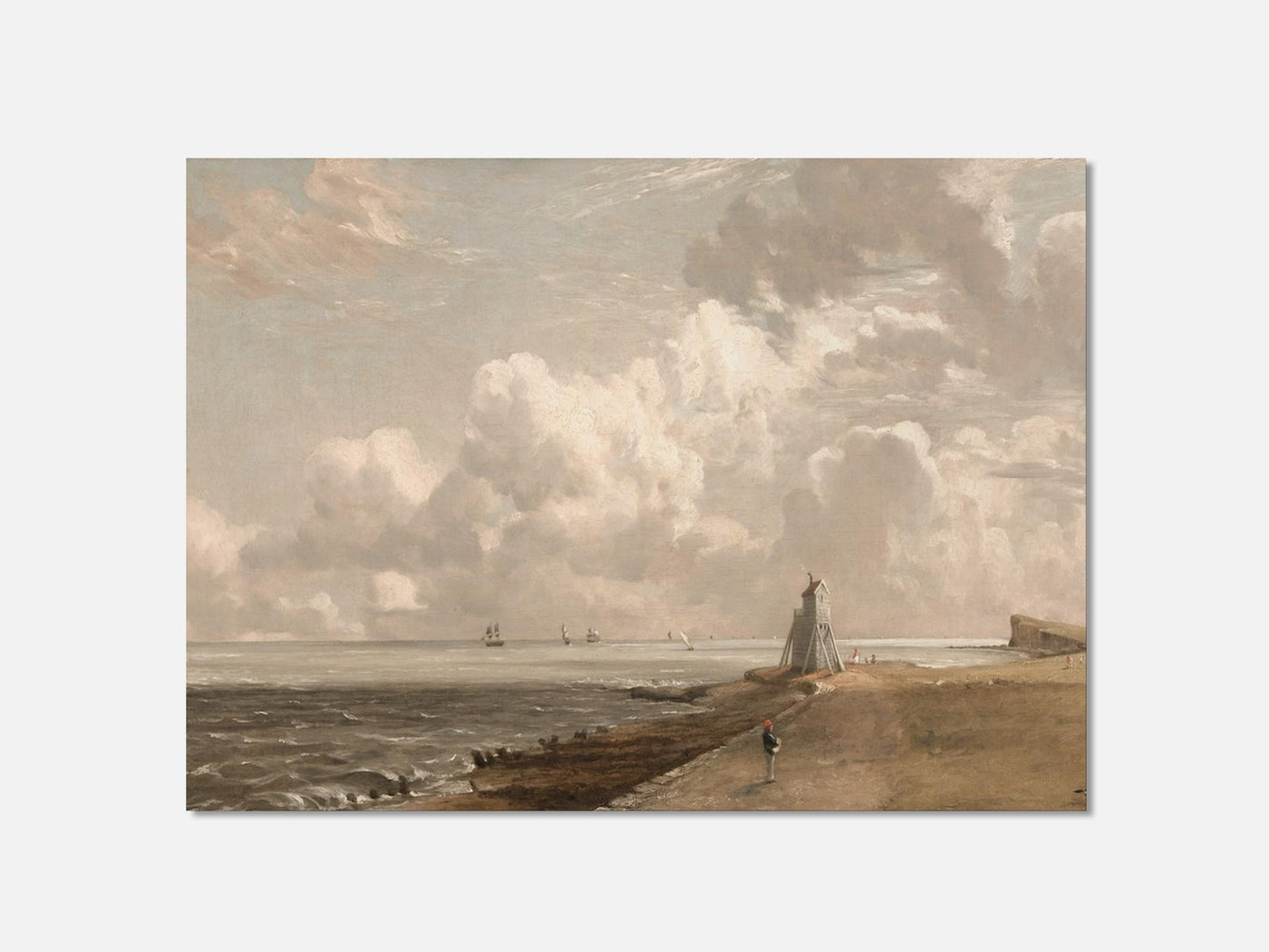 Harwich- The Low Lighthouse and Beacon Hill (ca. 1820) Art Print mockup - A_p327-V1-PC_AP-SS_1-PS_5x7-C_def variant