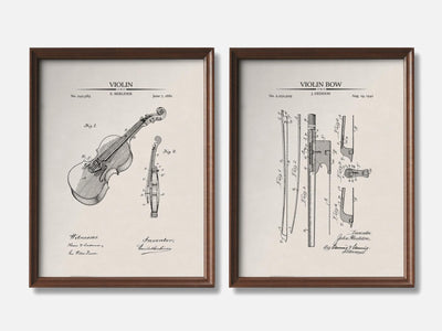 Violin Patent Print Set of 2 mockup - A_t10079-V1-PC_F+WA-SS_2-PS_11x14-C_ivo variant