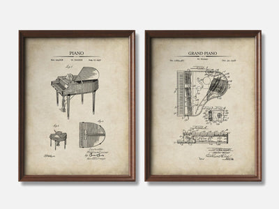 Piano Patent Print Set of 2 mockup - A_t10117-V1-PC_F+WA-SS_2-PS_11x14-C_par variant
