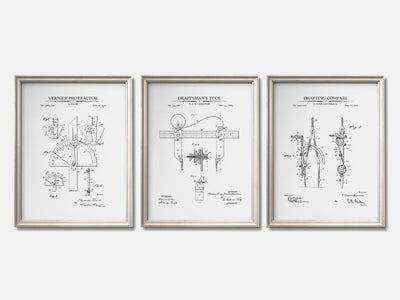 Architect Patent Print Set of 3 mockup - A_t10009-V1-PC_F+O-SS_3-PS_11x14-C_whi variant