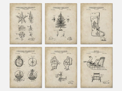 Christmas Patent Print Set of 6 mockup - A_t10126-V1-PC_AP-SS_6-PS_5x7-C_par variant