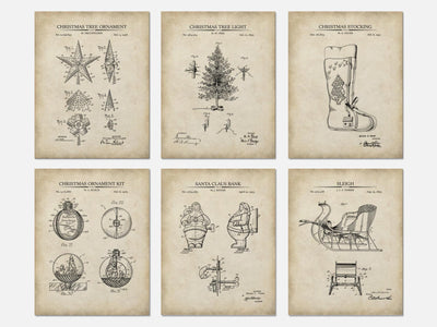 Christmas Patent Print Set of 6 mockup - A_t10126-V1-PC_AP-SS_6-PS_5x7-C_par