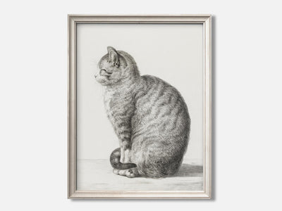 Sitting cat (1815) Art Print mockup - A_d4-V1-PC_F+O-SS_1-PS_5x7-C_def variant