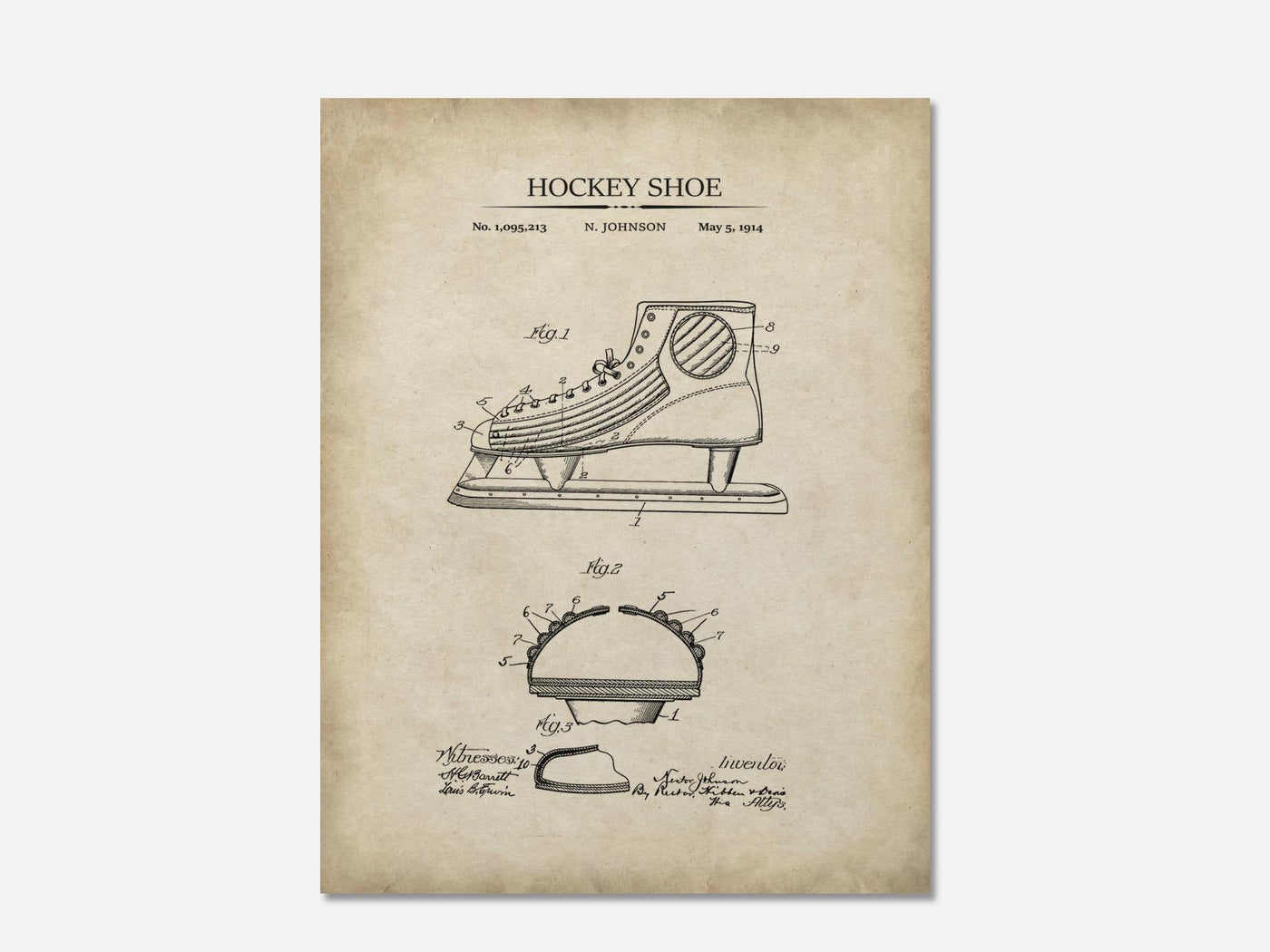 Hockey Shoe Patent Print mockup - A_t10029.3-V1-PC_AP-SS_1-PS_5x7-C_par