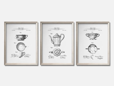 Victorian Tea Party - Patent Print Set of 3 mockup - A_t10069-V1-PC_F+O-SS_3-PS_11x14-C_whi variant