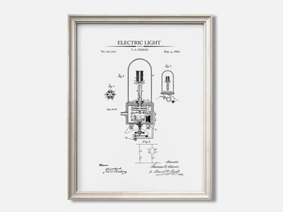 Electric Light Patent Print mockup - A_t10024.4-V1-PC_F+O-SS_1-PS_5x7-C_whi variant