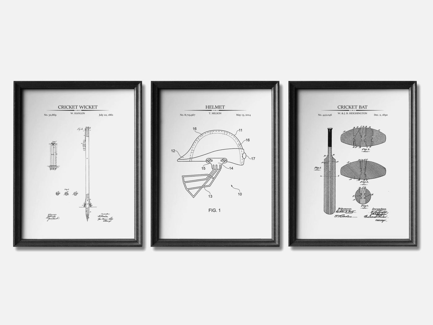 Cricket Patent Print Set of 3 mockup - A_t10078-V1-PC_F+B-SS_3-PS_11x14-C_whi variant