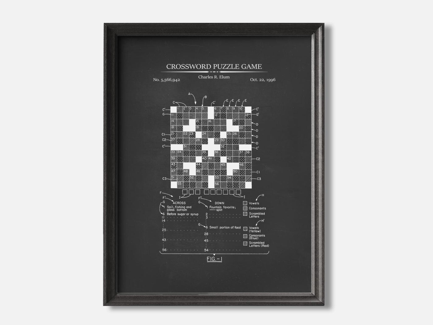 Crossword Puzzle Patent Print mockup - A_t10160.2-V1-PC_F+B-SS_1-PS_5x7-C_cha variant
