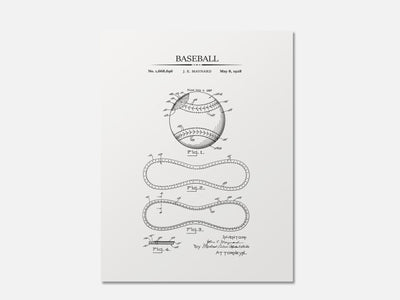 Baseball Patent Print mockup - A_t10012.2-V1-PC_AP-SS_1-PS_5x7-C_whi variant
