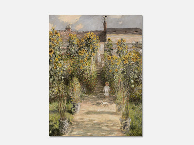 The Artist’s Garden at Vétheuil (1881) Art Print mockup - A_p216-V1-PC_AP-SS_1-PS_5x7-C_def variant