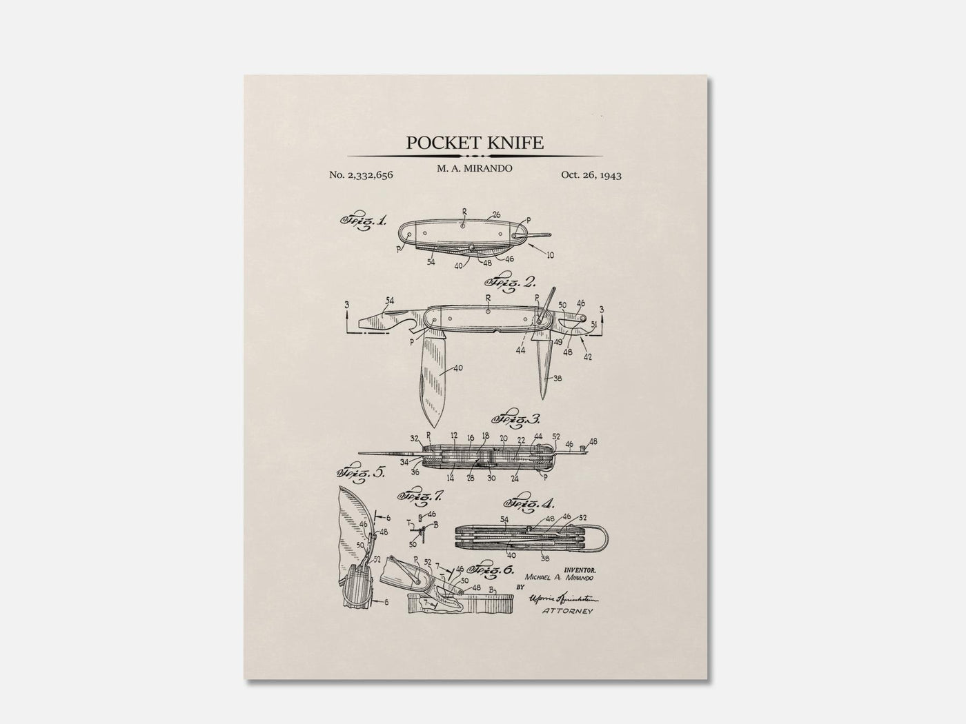 Pocket Knife Patent Print mockup - A_t10017.3-V1-PC_AP-SS_1-PS_5x7-C_ivo variant