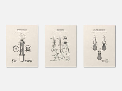 Barber Shop Patent Print Set of 3 mockup - A_t10011-V1-PC_AP-SS_3-PS_11x14-C_ivo variant