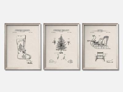 Christmat Patent Print Set of 3 mockup - A_t10019-V1-PC_F+O-SS_3-PS_11x14-C_ivo variant