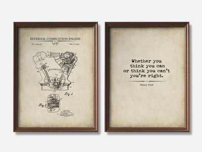 Ford Patent & Quote Prints - Set of 2 mockup - A_t10154-V1-PC_F+WA-SS_2-PS_11x14-C_par variant