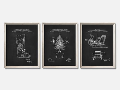 Christmat Patent Print Set of 3 mockup - A_t10019-V1-PC_F+O-SS_3-PS_11x14-C_cha variant