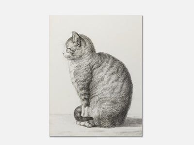 Sitting cat (1815) Art Print mockup - A_d4-V1-PC_AP-SS_1-PS_5x7-C_def variant