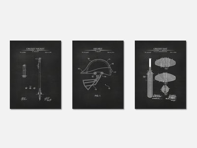 Cricket Patent Print Set of 3 mockup - A_t10078-V1-PC_AP-SS_3-PS_11x14-C_cha variant