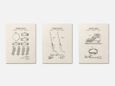 Ice Hockey Patent Print Set of 3 mockup - A_t10029-V1-PC_AP-SS_3-PS_11x14-C_ivo variant