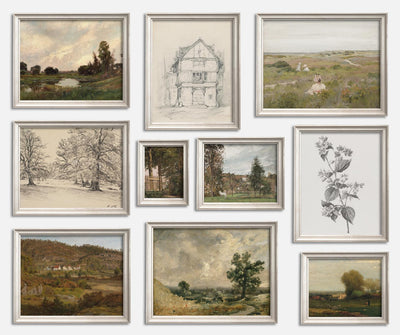 Countryside Adventures - Gallery Wall Print Set mockup - A_gw18-V1-PC_F+O-SS_10-PS_gw10-C_def variant