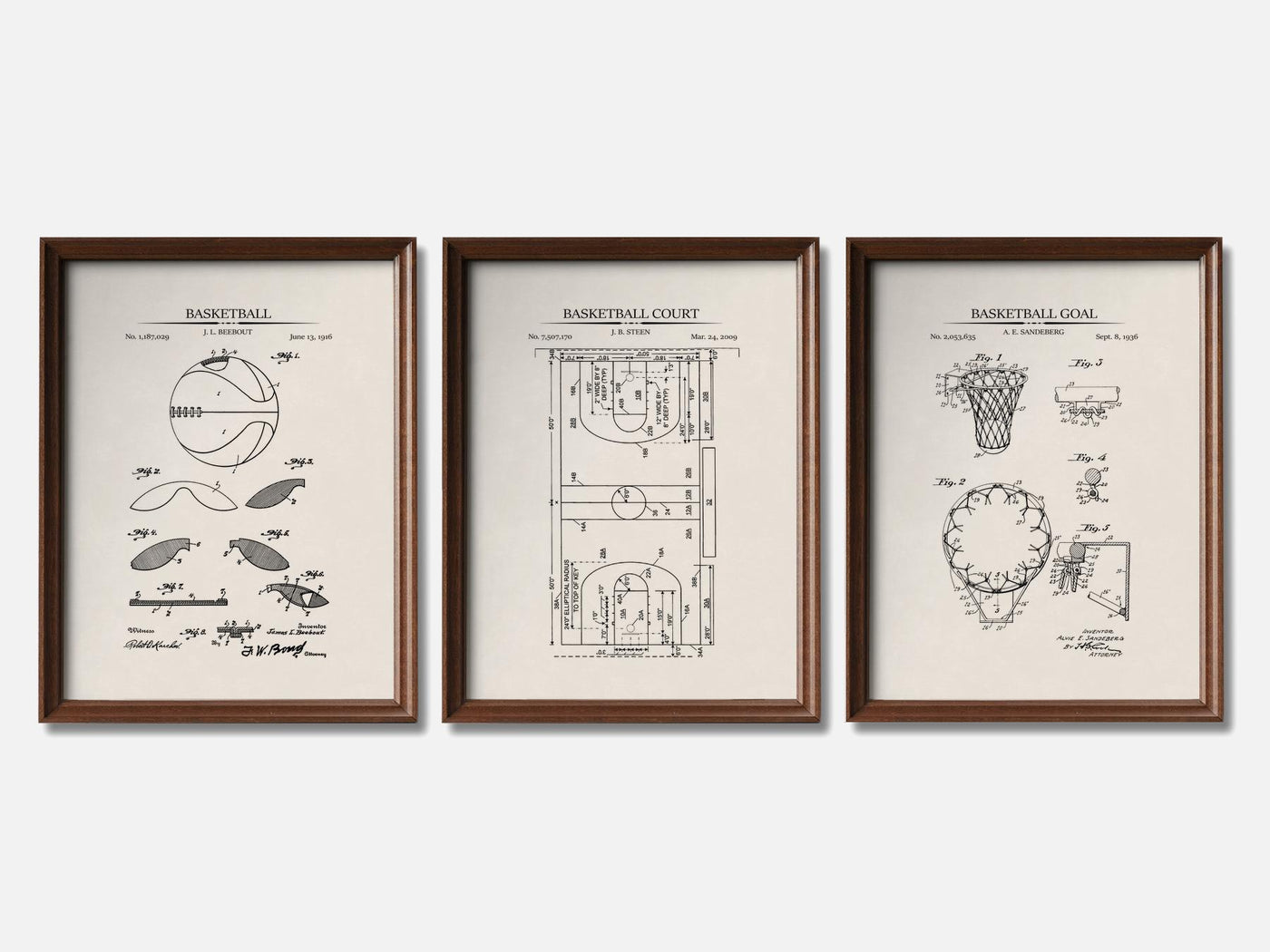 Basketball Patent Print Set of 3 mockup - A_t10066-V1-PC_F+WA-SS_3-PS_11x14-C_ivo variant