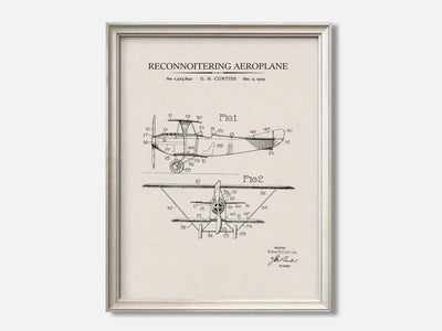 Vintage Airplane Patent Print mockup - A_to1-V1-PC_F+O-SS_1-PS_5x7-C_ivo variant